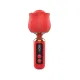 Вібромасажер Loviss Rose Mini Massage Wand Vibrator, головка у вигляді троянди, 9 режимів