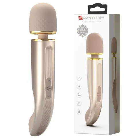 Вібромасажер - Pretty Love Interesting Massager Gold
