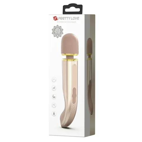 Вібромасажер - Pretty Love Interesting Massager Gold