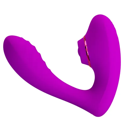 Вібромасажер - PRETTY LOVE Naty Clitoral Thrusting Stimulator