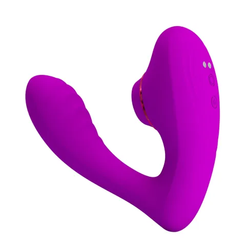 Вібромасажер - PRETTY LOVE Naty Clitoral Thrusting Stimulator