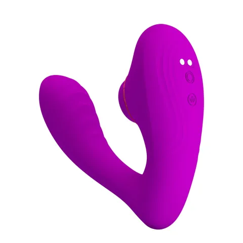 Вібромасажер - PRETTY LOVE Naty Clitoral Thrusting Stimulator
