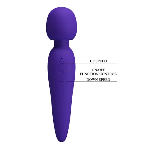 Вібромасажер - Pretty Love Meredith Massager Purple