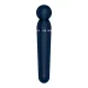 Вібромасажер Satisfyer Planet Wand-er Blue/Rosegold, дуже потужний, бездротовий