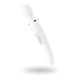 Вібромасажер Satisfyer Wand-er Woman (White/Chrome), водонепроникний, потужний, розмір XXL