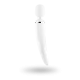 Вібромасажер Satisfyer Wand-er Woman (White/Chrome), водонепроникний, потужний, розмір XXL