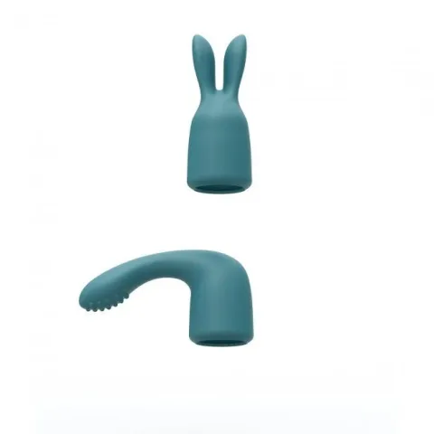Вібромасажер з двома насадками Love To Love R-EVOLUTION TEAL ME, гнучка головка