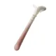 Роскошный вибромассажер Zalo – Calla Blossom Pink, двусторонний, с 2 моторами