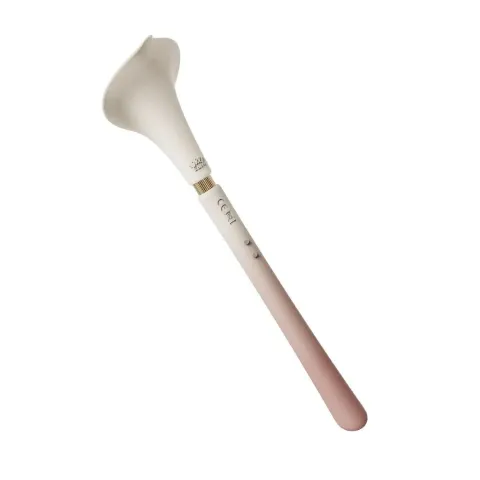 Роскошный вибромассажер Zalo – Calla Blossom Pink, двусторонний, с 2 моторами