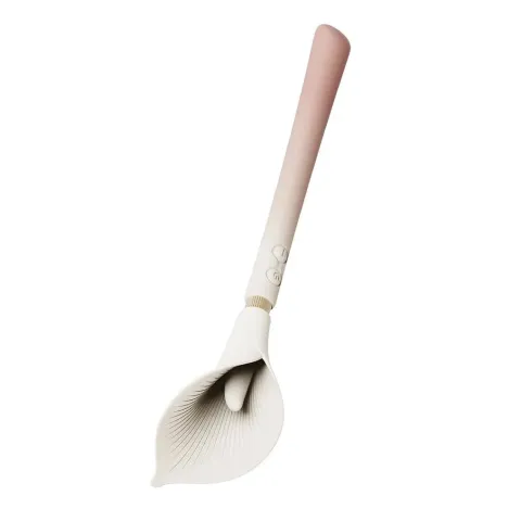 Роскошный вибромассажер Zalo – Calla Blossom Pink, двусторонний, с 2 моторами