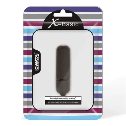 Вибропуля — X-Basic Bullet Mini, 10 скоростей, черная