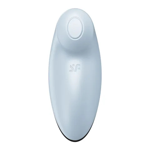 Вібростимулятор-пульсатор Satisfyer Tap & Climax 2 Blue, ефект постукування пальцем
