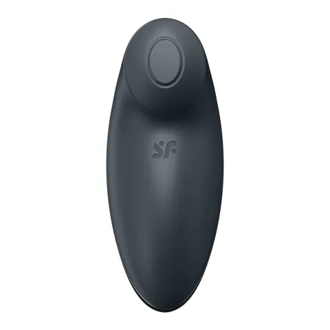 Вібростимулятор-пульсатор Satisfyer Tap & Climax 2 Grey, ефект постукування пальцем