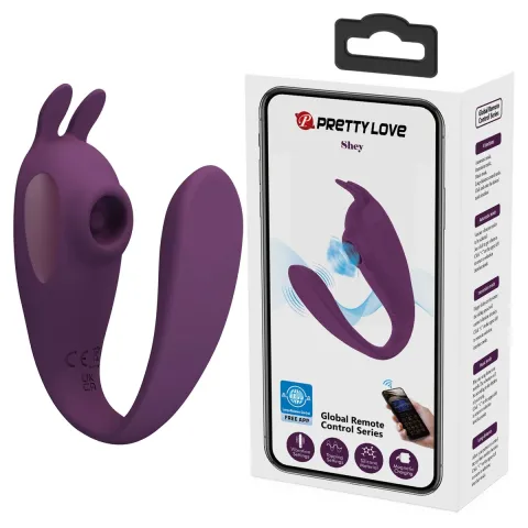 Вібростимулятор - Pretty Love Shey Stimulator Purple