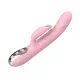 Вибратор с вращением и толчками — Finger Thrusting Vibrator Michelle, розовый