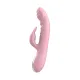 Вибратор с вращением и толчками — Finger Thrusting Vibrator Michelle, розовый