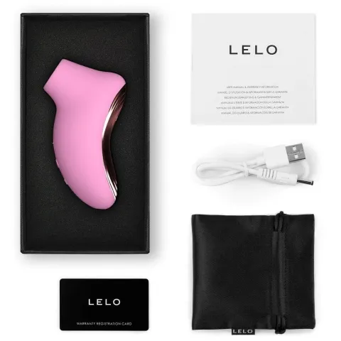 Звуковой стимулятор клитора LELO SONA 2 Travel Pink, дорожная версия, 12 режимов