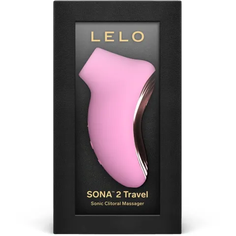 Звуковой стимулятор клитора LELO SONA 2 Travel Pink, дорожная версия, 12 режимов