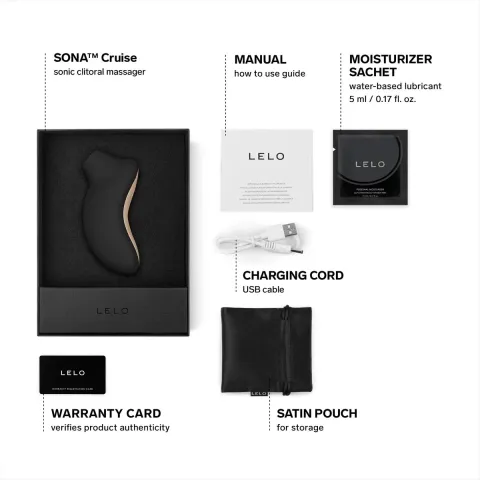 Звуковий стимулятор LELO SONA Cruise Black