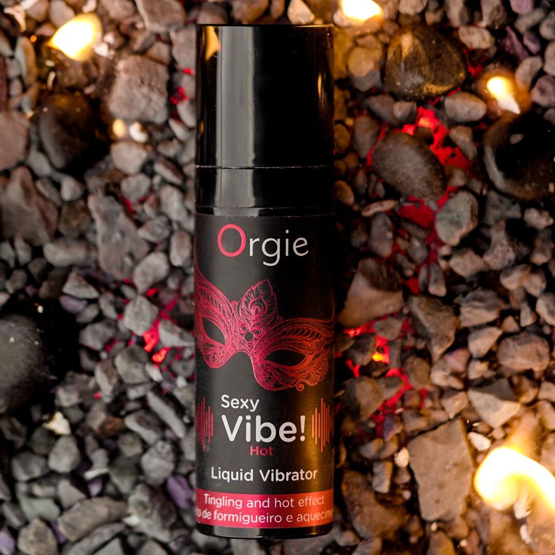 Рідкий вібратор з зігріваючим та пульсуючим ефектом Orgie Sexy Vibe Hot