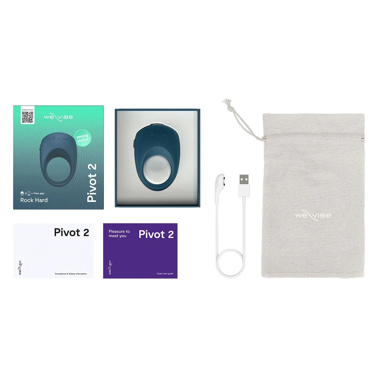 Смарт-віброкільце для пари We-Vibe Pivot 2