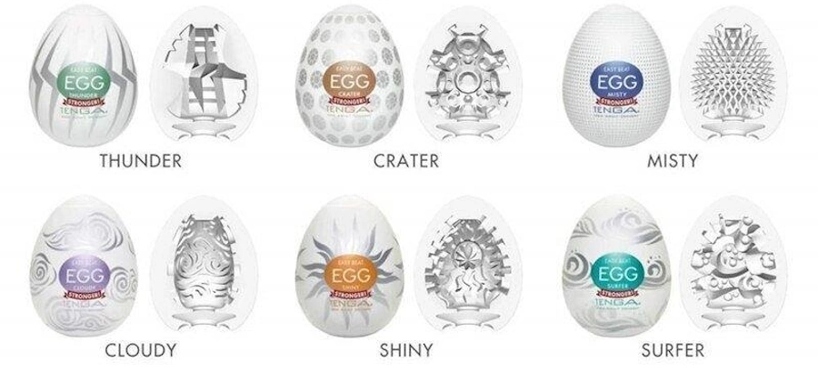 Види Tenga Egg – різноманіття текстур і відчуттів