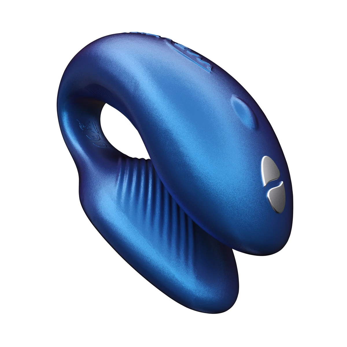 Смарт-вибратор для пар We-Vibe Chorus Cosmic Blue, сенсорное управление вибрациями с помощью нажатия на пульт